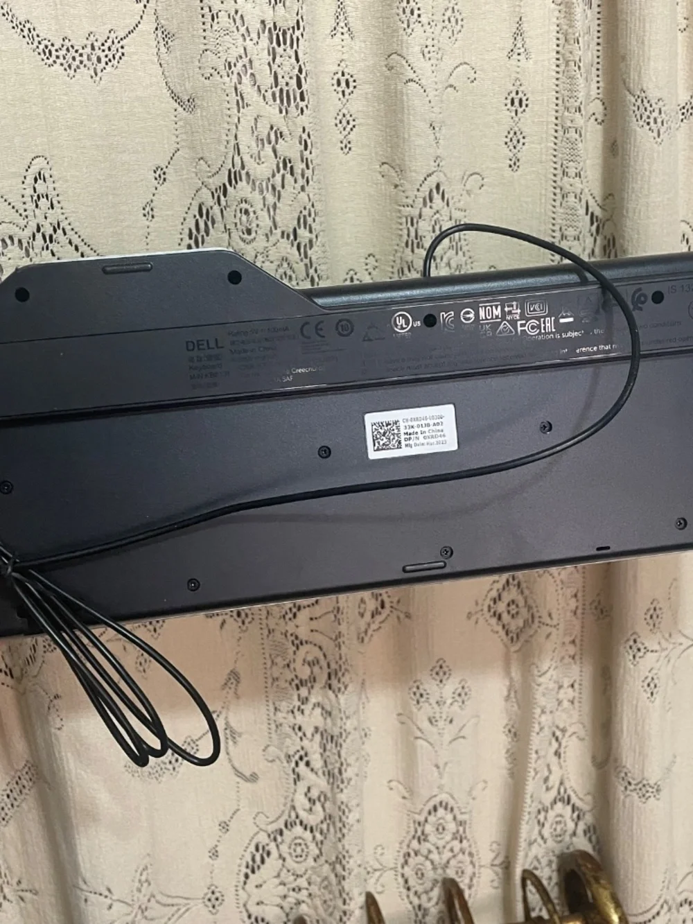Dell KB813t Black USB Wired Desktop Keyboard W Smart Card Reader